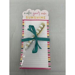 Make Your Own Sunshine Notepad & Pen Set 75 Sheets